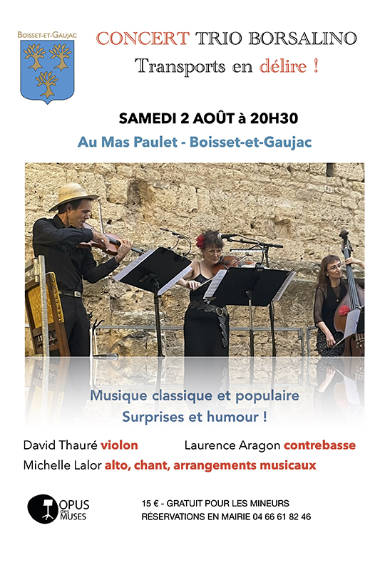 Affiche Boisset 2025